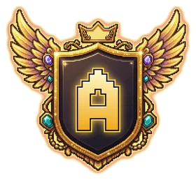 A rank badge