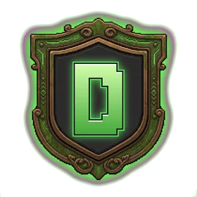 D rank badge